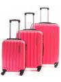 Set de 3 valises rigides 4 roulettes Selecta Metzelder