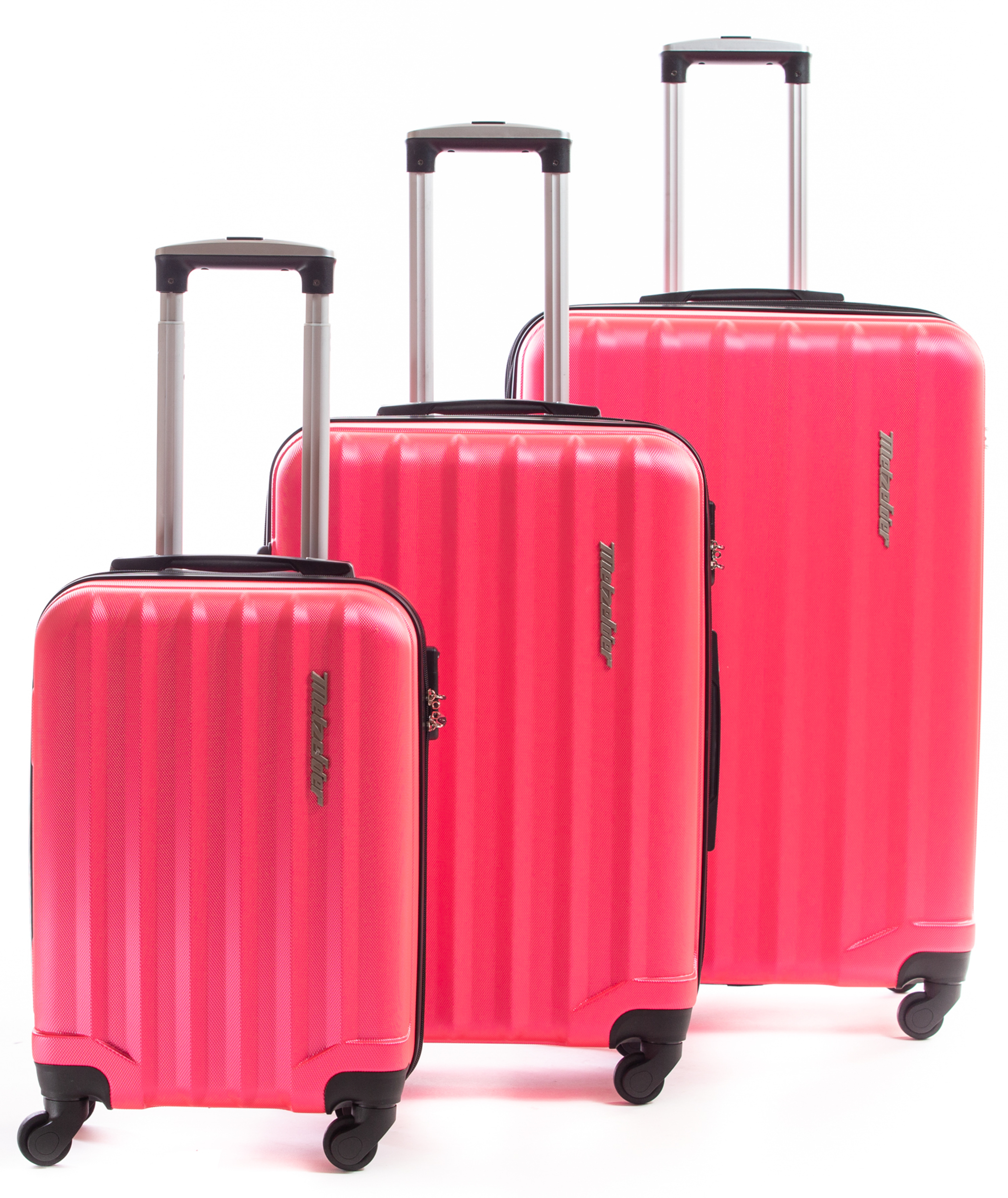 BETLEWSKI - Valise rigide - Grande valise avec 4 roulettes - Valise légère et rigide en ABS avec serrure, bleu foncé, m, Valise