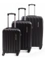 Set de 3 valises rigides 4 roulettes Selecta Metzelder