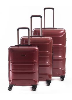 Set de 3 valises rigides 8 roulettes Triomphe Metzelder