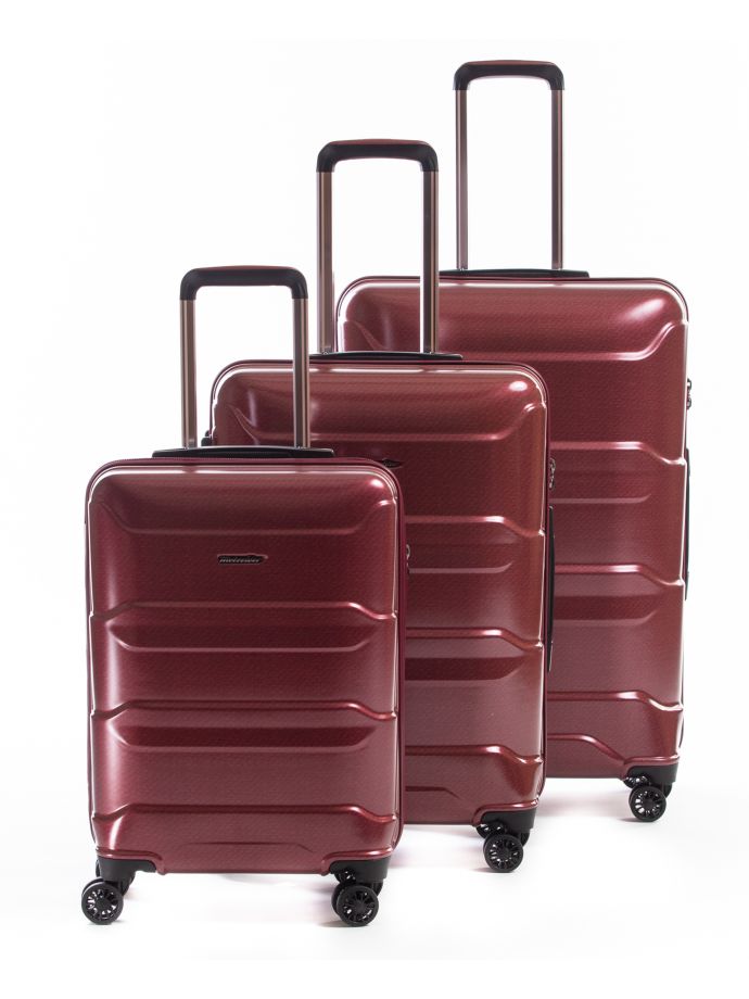 Set de 3 valises rigides 8 roulettes Triomphe Metzelder