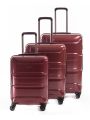 Set de 3 valises rigides 8 roulettes Triomphe Metzelder