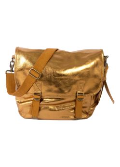 Sac besace Grand cuir Métallisé Sac US