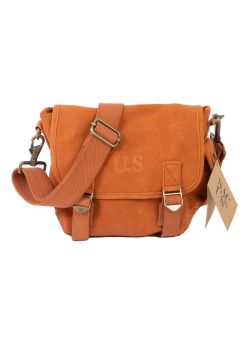 Sac besace Petit cuir suède Sac US