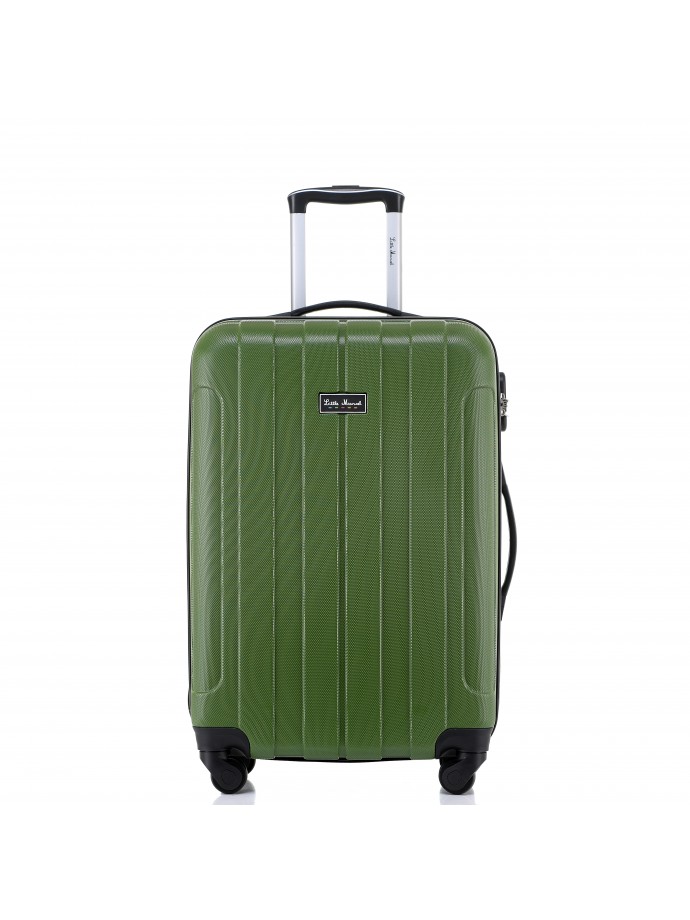 Valise 75 cm Rigide 4 roulettes Kaki Little Marcel