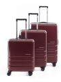 Set de 3 valises rigides 8 roulettes Carat Metzelder